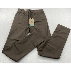 Prana Born From The Experience‎ Men's Casual Chino Pants SIim Fit 28x34 Brown